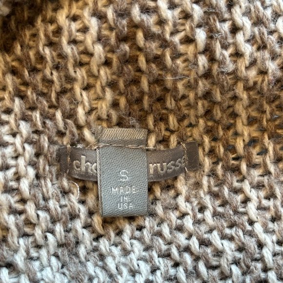 Charlotte Russe Open Front Cardigan Sweater Asymmetrical Hem Tan Beige SZ Small - Picture 4 of 9